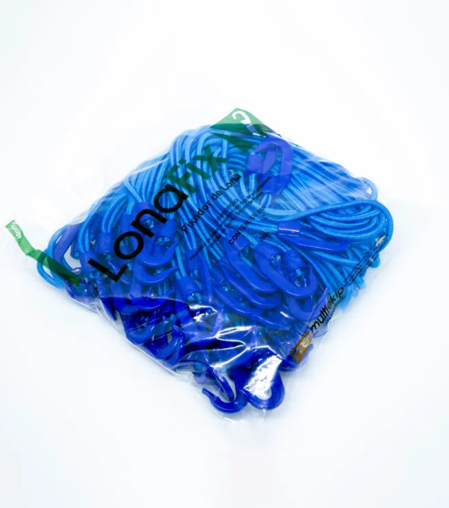 Fixador de Lona LONAFIX - Gancho de Resina (Azul)